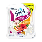 Glade Plug-Ins Vanilla Passion Fruit/Hawaiian Breeze Scent Air Freshener Refill 1.34 oz Liquid 70498